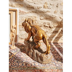 Alix, le lion en plâtre fiorucci n°983