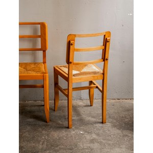 Paire de chaises en bois n°1186