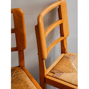 Paire de chaises en bois n°1186