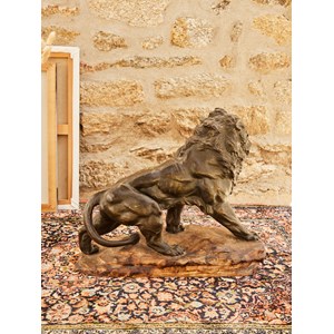 Alix, le lion en céramique fagotto n°979