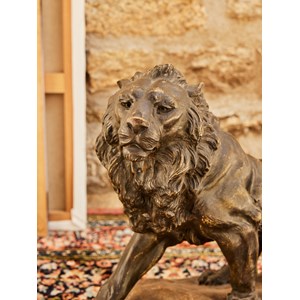 Alix, le lion en céramique fagotto n°979