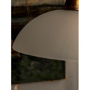 Lampadaire au globe en verre n°372