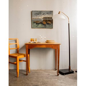 Table à manger en bois clair n°1323