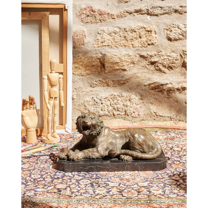 Tigre en bronze des beaux arts n°982