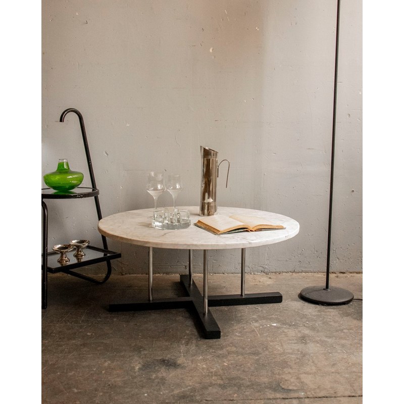 Table basse ronde en marbre n°953