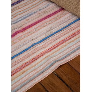 Tapis à petites rayures colorées n°127