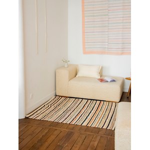 Olivier, le tapis en lin et coton n°110