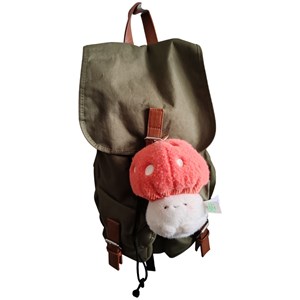 Porte-clé peluche veggies champignon (15 cm)