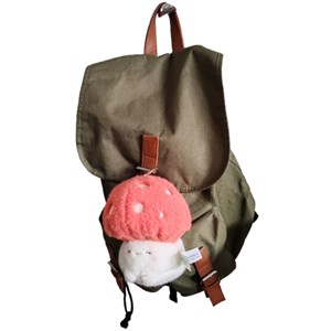 Porte-clé peluche veggies champignon (15 cm)