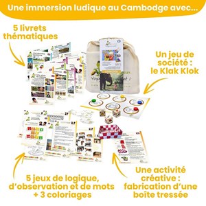 Coffret enfant tour du monde ludique