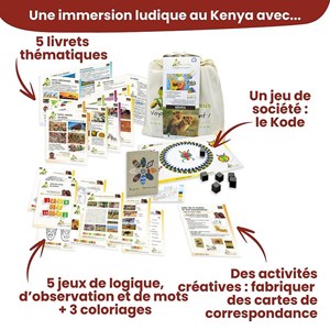 Coffret enfant tour du monde ludique