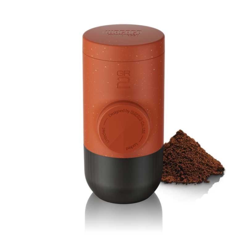 WACACO Minipresso GR2, sin electricidad, máquina de café expreso para café molido compatible con exteriores, cafetera portátil,