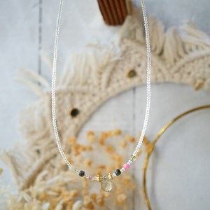 Collier devta pierre de lune