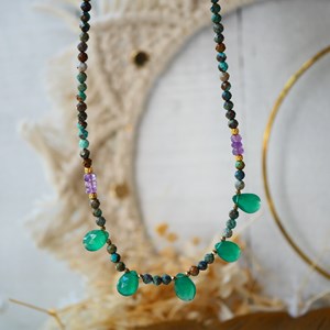 Collier chandi turquoise