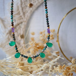 Collier chandi turquoise