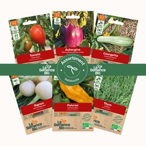 Assortiment ratatouille - graines bio