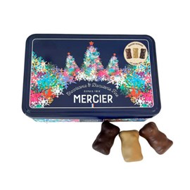 Boîte fer de nounours guimauve mercier 3 couleurs assorties