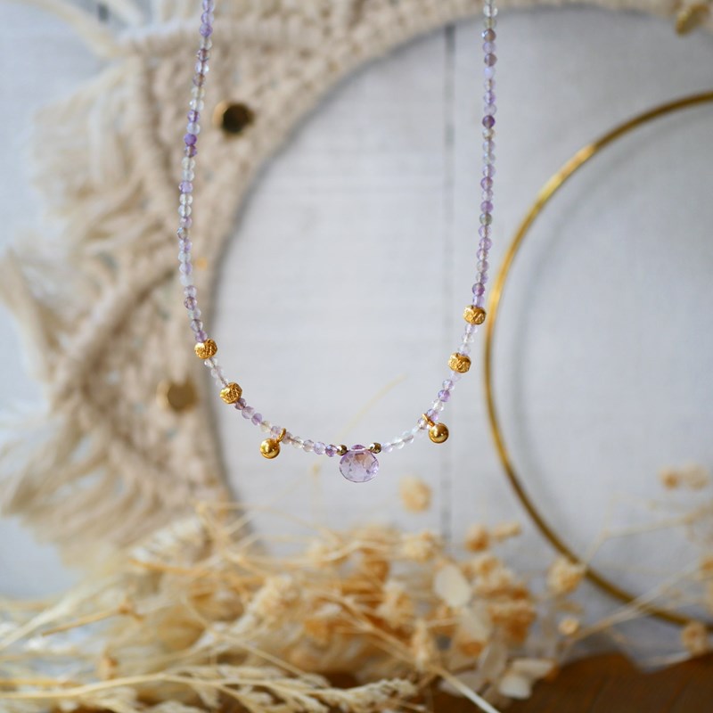 Collier gyaan amethyste