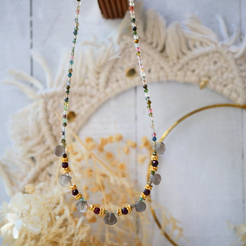 Collier bhairavi tourmaline