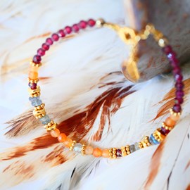 Bracelet nirnaan aventurine rouge