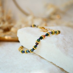 Bracelet cordon jagran agate indienne