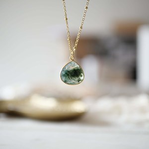Collier agate mousse justine