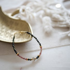 Bracelet tourmaline verte aliya