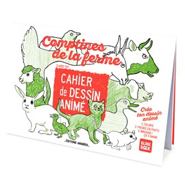 Cahier de dessin animé - comptines de la ferme