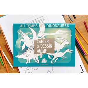 Cahier de dessin animé - temps des dinosaures