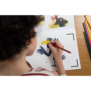 Cahier de dessin animé - les p'tites poules