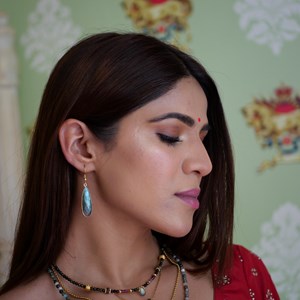 Boucles d'oreilles labradorite ishita