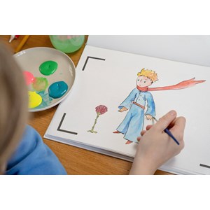 Cahier de dessin animé - le petit prince