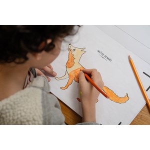Cahier de dessin animé - fables de la fontaine