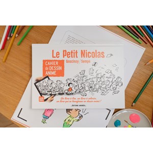 Cahier de dessin animé - le petit nicolas