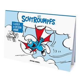Cahier de dessin animé - les schtroumpfs