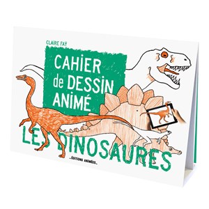Cahier de dessin animé - les dinosaures