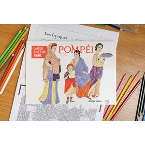 Cahier de dessin animé - pompéi