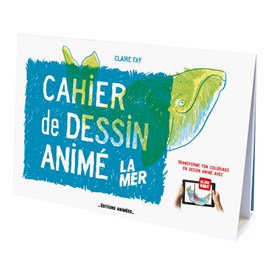Cahier de dessin animé - la mer