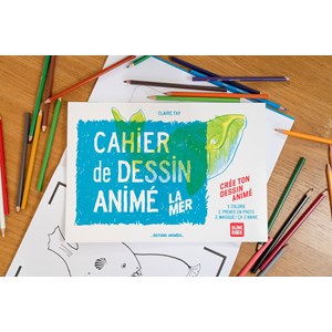 Cahier de dessin animé - la mer