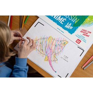Cahier de dessin animé - la mer