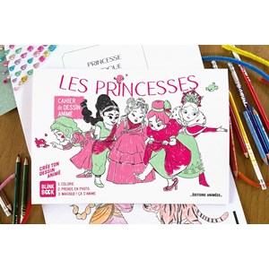 Cahier de dessin animé - les princesses