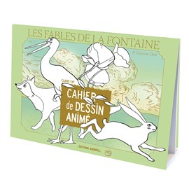 Cahier de dessin animé - les fables de la fontaine - tome 2