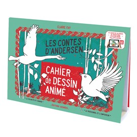 Cahier de dessin animé - les contes d'andersen
