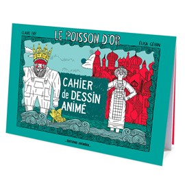 Cahier de dessin animé - le poisson d'or