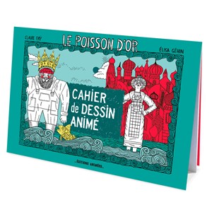 Cahier de dessin animé - le poisson d'or