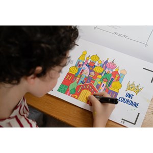 Cahier de dessin animé - le poisson d'or