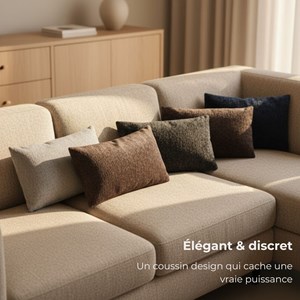 Coussin massant relaxo Bleu