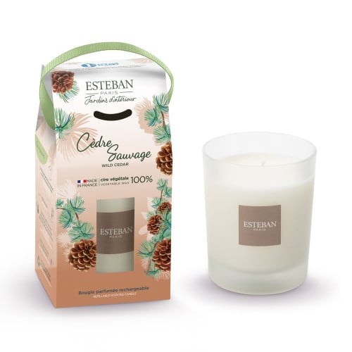 Bougie take-away cèdre sauvage 180g