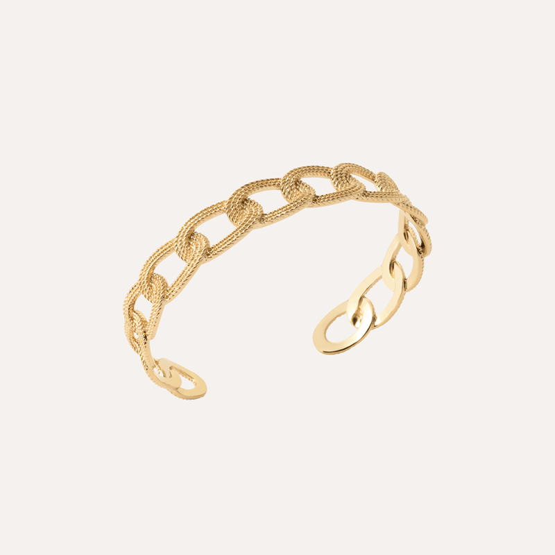 Les Bijoux Chics - Bracelet jonc plaqué or femme caroline