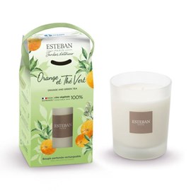 Bougie take-away orange et thé vert 180g